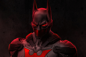 The Batman Beyond Red 4k
