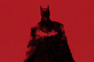 The Batman Flying High Above (1280x800) Resolution Wallpaper