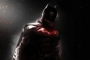 The Batman Gotham Dark Guardian (2048x2048) Resolution Wallpaper