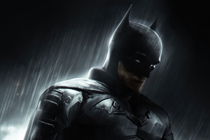 The Batman Illustration Fanart 5k