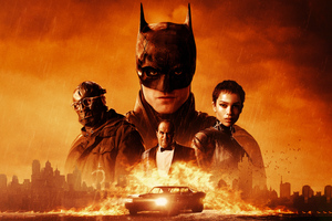 The Batman Movie Poster Art 5k Wallpaper