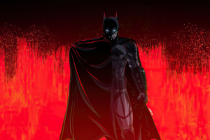 The Batman Rising (2048x2048) Resolution Wallpaper