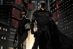 The Batman Rising Beyond Shadows (1152x864) Resolution Wallpaper