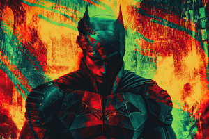The Batman Sketchy Poster Wallpaper