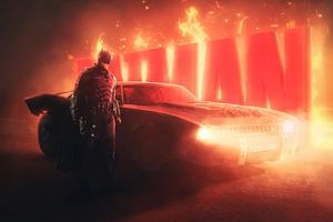The Batman Vehicle Of Justice Wallpaper