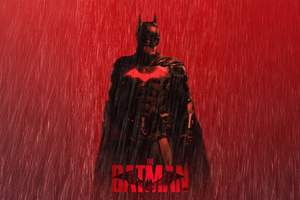 The Batman Vengeance In Red (1024x768) Resolution Wallpaper