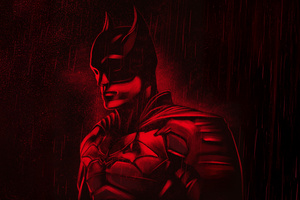 The Batman Vigilante In The Rain (1152x864) Resolution Wallpaper