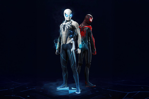 The Cryo Spider Man Suit In Spiderman 2 Ps5 Wallpaper