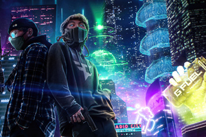 The Cyber City Guys (3840x2400) Resolution Wallpaper
