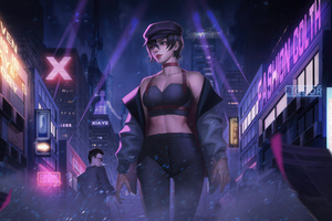 The Cyberpunk Queen Wallpaper