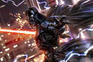 The Darth Vader Regal Pose (2560x1024) Resolution Wallpaper