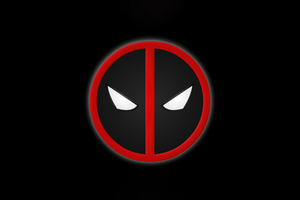 The Deadpool Logo (2560x1024) Resolution Wallpaper