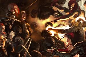 The Defenders Into Avengers Infinity War 5k
