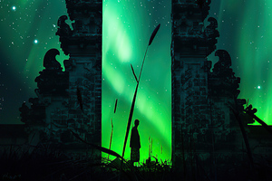 The Emerald Temple 4k (2560x1024) Resolution Wallpaper