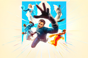 The Fantastic Four First Steps Focused Heroes (1600x900) Resolution Wallpaper