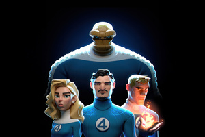 The Fantastic Four First Steps Futuristic Vision (1366x768) Resolution Wallpaper