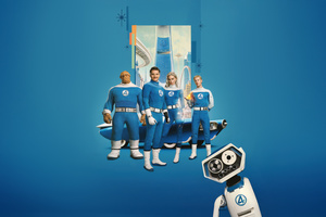 The Fantastic Four First Steps Real D 3d Poster (2932x2932) Resolution Wallpaper