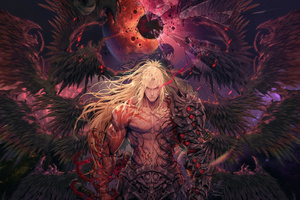 The First Berserker Khazan (1366x768) Resolution Wallpaper