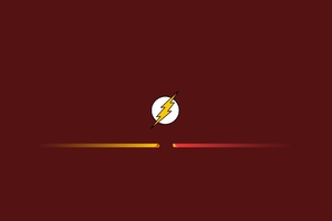 The Flash And Reverse Flash Minimalism Wallpaper