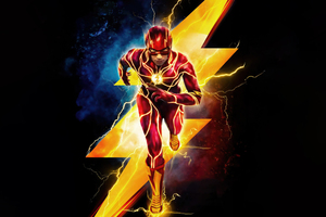 The Flash In Full Sprint