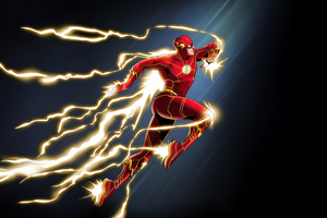 The Flash Speedster 5k (1360x768) Resolution Wallpaper