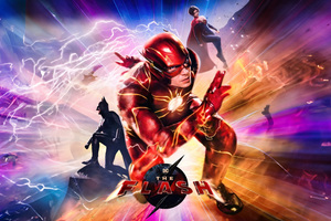 The Flash Supergirl And Batman Join Forces 5k Wallpaper