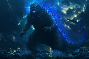 The Godzilla (2048x2048) Resolution Wallpaper