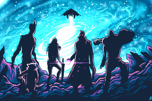 The Guardians Of The Galaxy Art 4k (2560x1080) Resolution Wallpaper