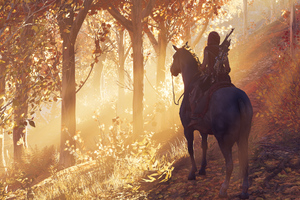 The Hunter Assassins Creed Odyssey (1366x768) Resolution Wallpaper