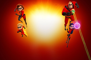 The Incredibles 2 Movie Poster (1024x768) Resolution Wallpaper