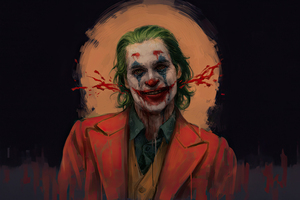 The Joker Behind The Madness (1366x768) Resolution Wallpaper