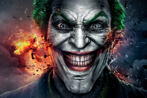 The Joker Fan Art (1280x720) Resolution Wallpaper