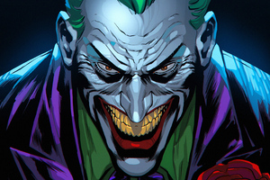 The Joker Headshot 4k Wallpaper