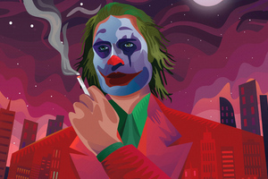 The Joker Joaquin Phoenix Art 4k