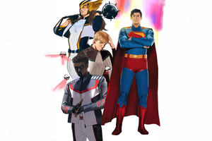 The Justice Gang 5k (2048x2048) Resolution Wallpaper