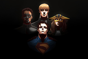 The Justice Gang (2048x2048) Resolution Wallpaper