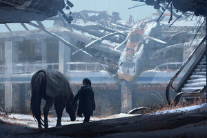 The Last Of Us Concept Art 5k (320x240) Resolution Wallpaper