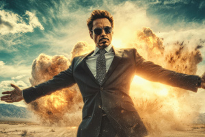 The Legendary Iron Man (2880x1800) Resolution Wallpaper