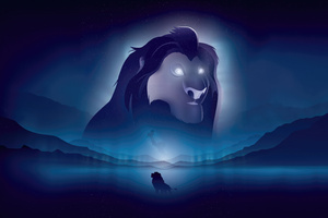 The Lion King Movie Poster 5k (1366x768) Resolution Wallpaper