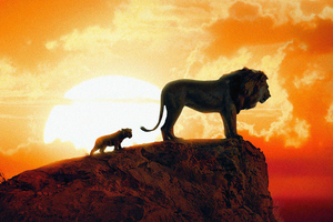 The Lion King New Poster (1366x768) Resolution Wallpaper