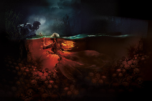 The Mermaid Lake Of The Dead 5k (1600x900) Resolution Wallpaper
