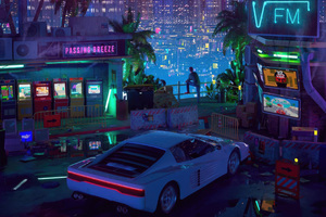 The Neon City And My Mind (2880x1800) Resolution Wallpaper