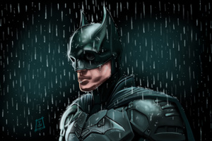 The Only One Batman (1024x768) Resolution Wallpaper