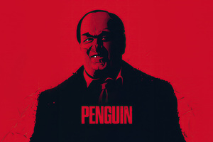 The Penguin (2048x2048) Resolution Wallpaper