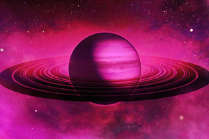The Pink Planet Wallpaper