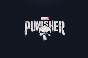 The Punisher 2017 HD Logo Wallpaper