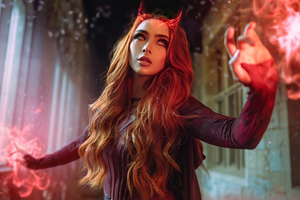 The Scarlet Witch Cosplay Girl 4k