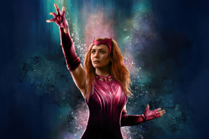 The Scarlet Witch Power Unleashed Wallpaper