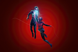 The Spider Showdown Hero Vs Hero (5120x2880) Resolution Wallpaper