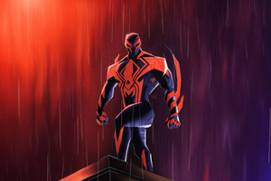 The Spiderman 2099 Into The Future (1280x800) Resolution Wallpaper